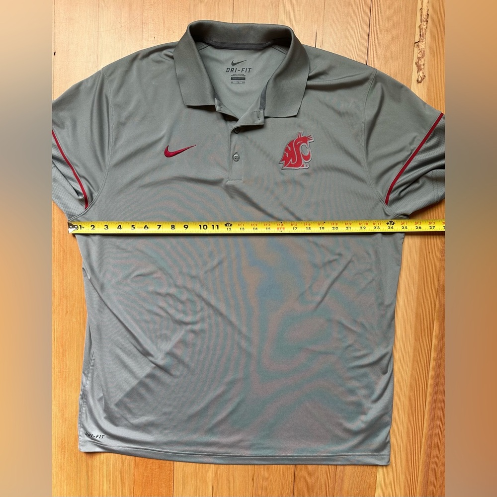 Washington State Cougars Nike Dri-Fit Golf Polo Shirt Men’s XXL - Picture 6 of 8